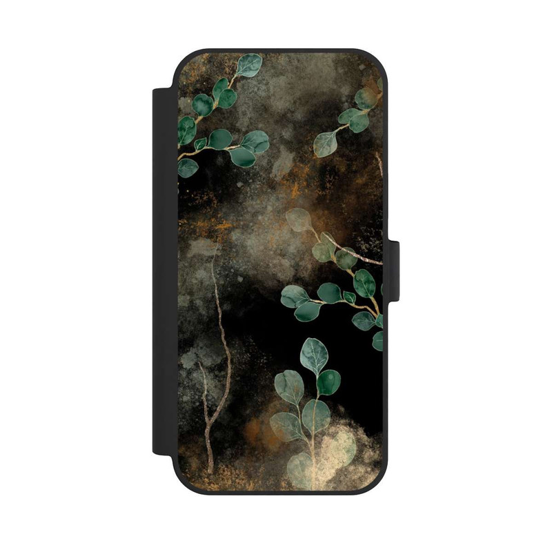 iPhone 15 Plus NIVOflip Eucalyptus en Fond