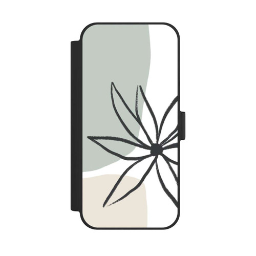 Apple iPhone 15 Plus NIVOflip Blume Minze und Sahne