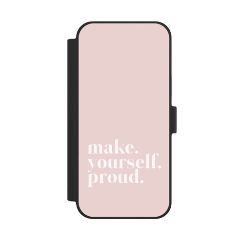 Apple iPhone 15 Plus NIVOflip Make Yourself Proud Zitat - Altrosa