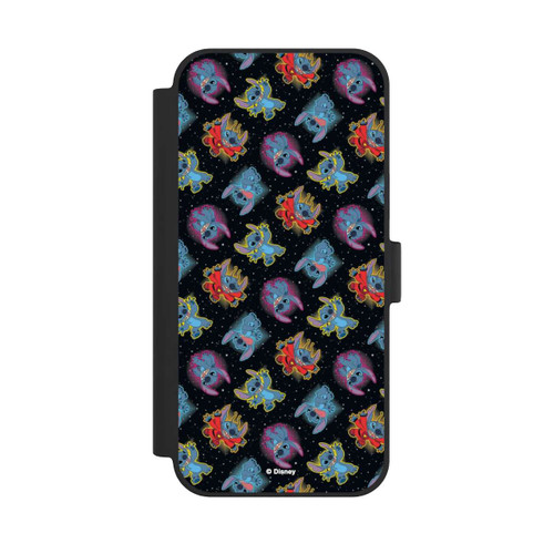 Apple iPhone 15 Plus NIVOflip Stitch Pattern Black