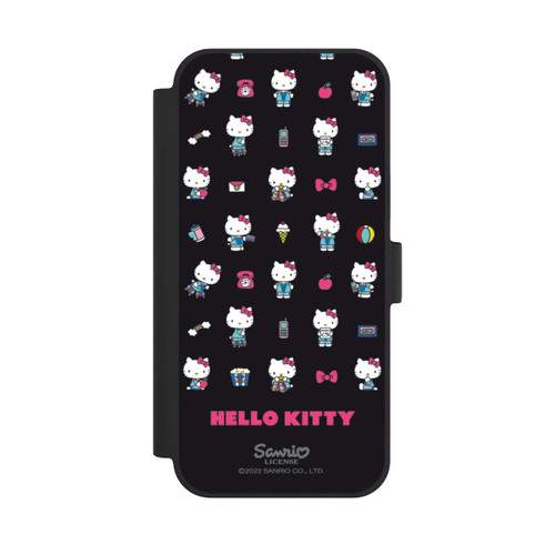 Apple iPhone 15 Plus NIVOflip Hello Kitty 90s Schwarz