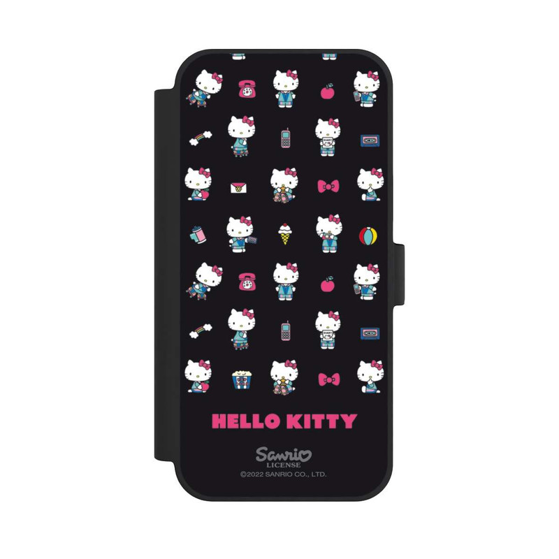 iPhone 15 Plus NIVOflip Hello Kitty 90s Schwarz