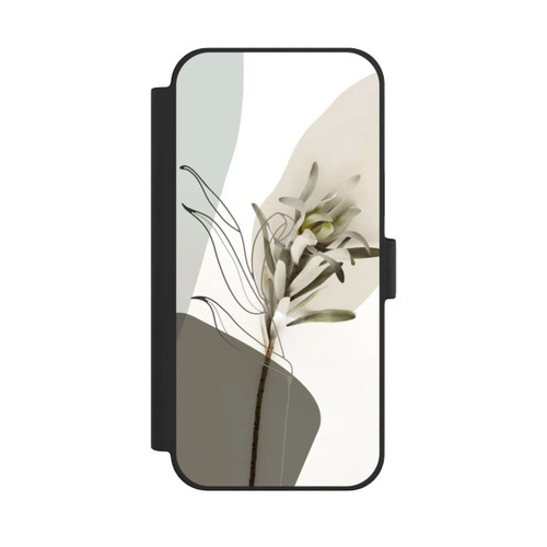 Apple iPhone 15 Plus NIVOflip Boho Line Art Olive Green