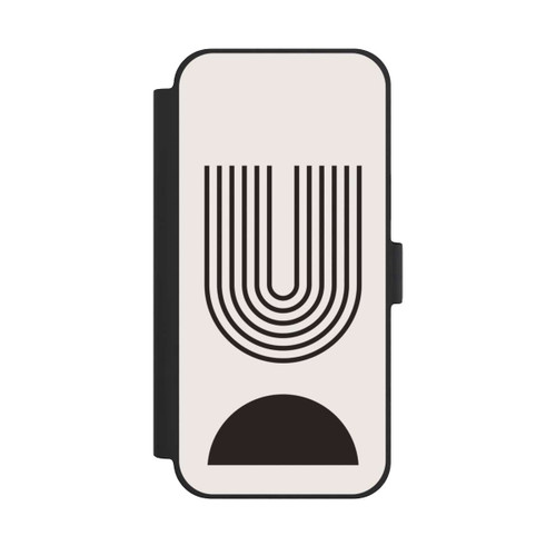 Apple iPhone 15 Plus NIVOflip Moderne Kunst Schwarze Linien