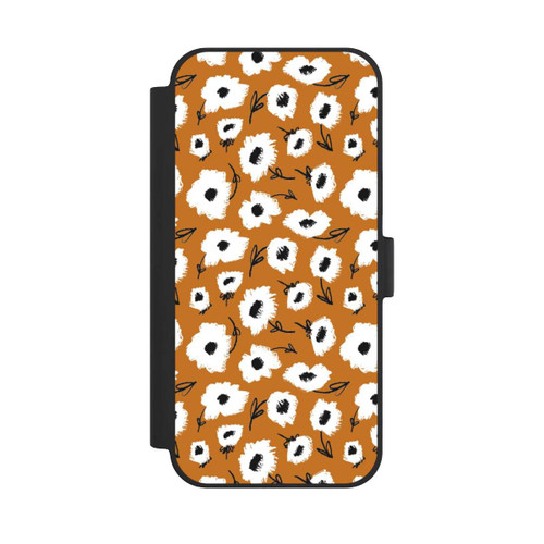 Apple iPhone 15 Plus NIVOflip Pattern Fleurs Ocres