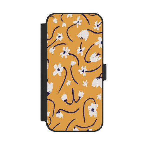 Apple iPhone 15 Plus NIVOflip Pattern Petites Fleurs Jaunes