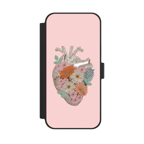 Apple iPhone 15 Plus NIVOflip Florales Vintage-Herz