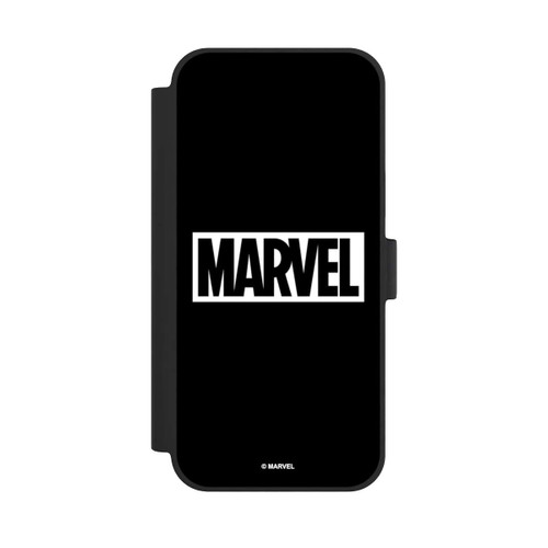 Apple iPhone 15 Plus NIVOflip Marvel Logo Black