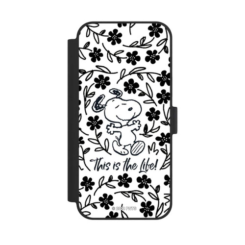 Apple iPhone 15 Plus NIVOflip Snoopy schwarz und weiß This Is The Life