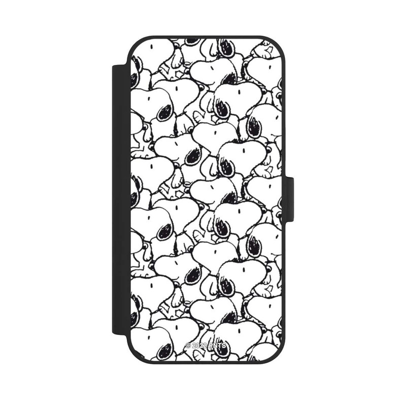 iPhone 15 Plus NIVOflip Snoopy Pattern Black And White