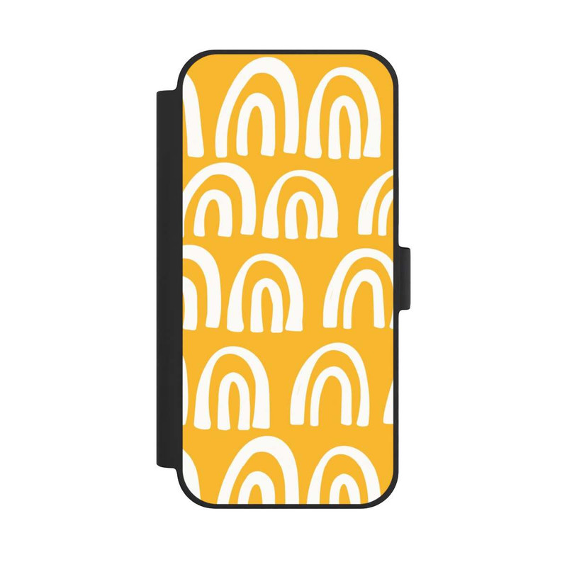iPhone 15 Plus NIVOflip Arcs-en-ciel Peints Jaunes