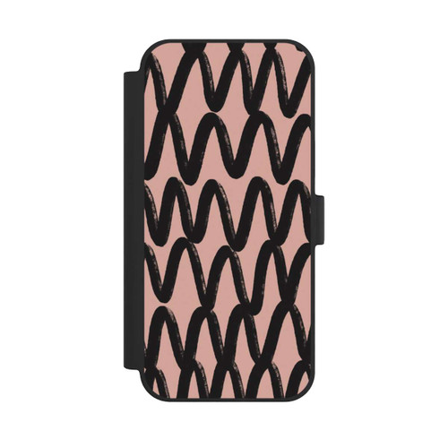 Apple iPhone 15 Plus NIVOflip Zig Zag Noir