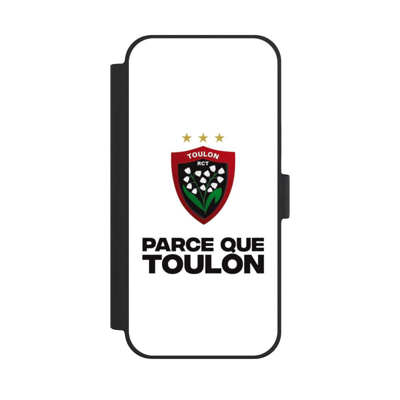 iPhone 15 Plus NIVOflip RC Toulonnais Blanc