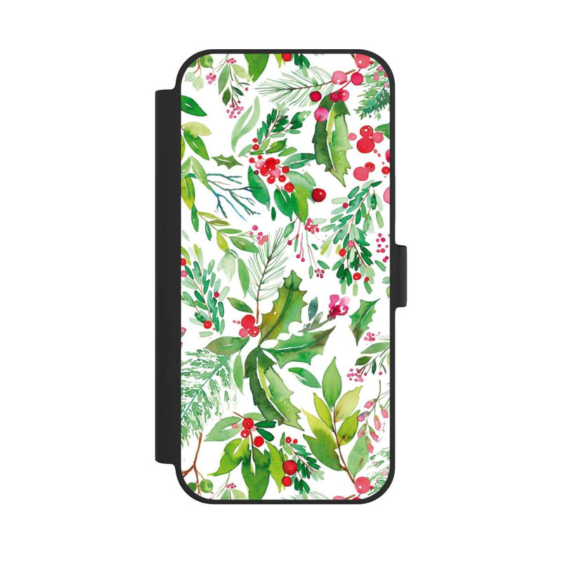 iPhone 15 Plus NIVOflip Christmas Holly Holiday Nature
