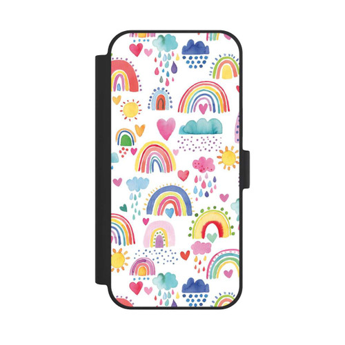 Apple iPhone 15 Plus NIVOflip Schöne Regenbogen-Multi-Rot
