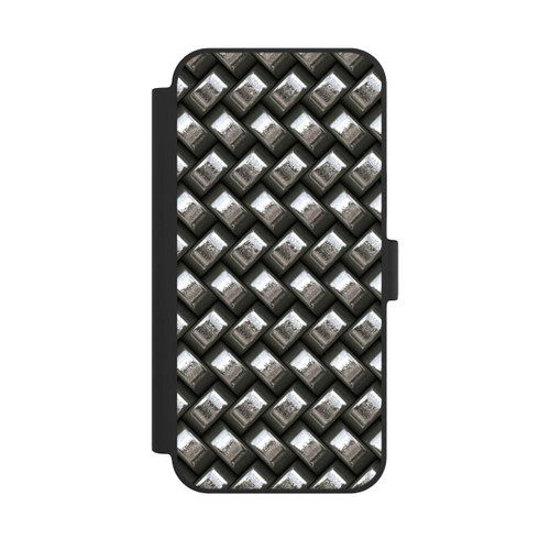 Apple iPhone 15 Plus NIVOflip Glamour Silver Metal
