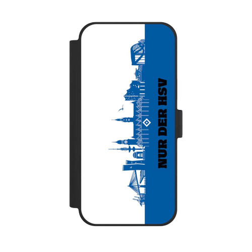 Apple iPhone 15 Plus NIVOflip HSV Skyline Blau Weiß