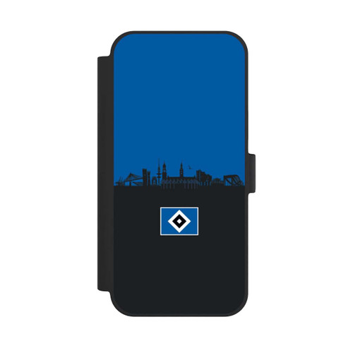 Apple iPhone 15 Plus NIVOflip HSV Skyline Blau Schwarz