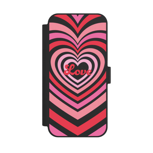 Apple iPhone 15 Plus NIVOflip Amour, nuances rouges