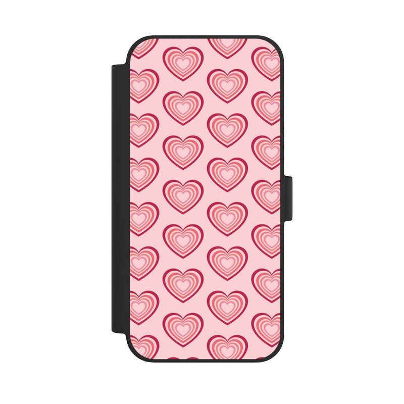 iPhone 15 Plus NIVOflip Psychedelische Herzen