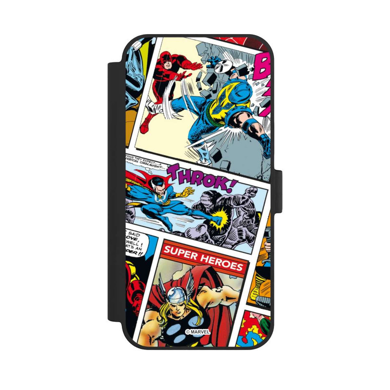 iPhone 15 Plus NIVOflip Marvel Retro Comic Blue