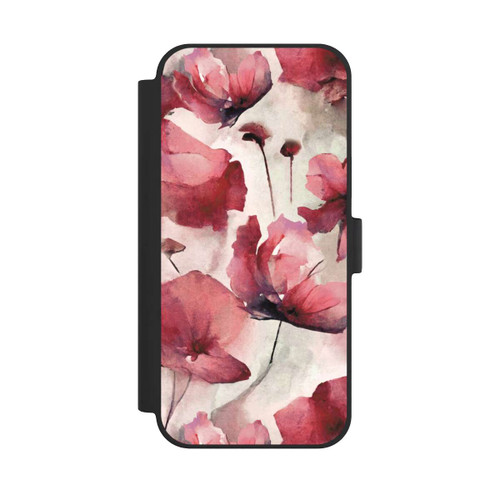 Apple iPhone 15 Plus NIVOflip Wild Poppies Seamless Watercolour with AI