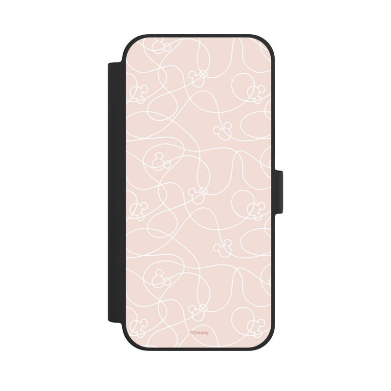 iPhone 15 Plus NIVOflip Micky Line Art Pattern Rose 