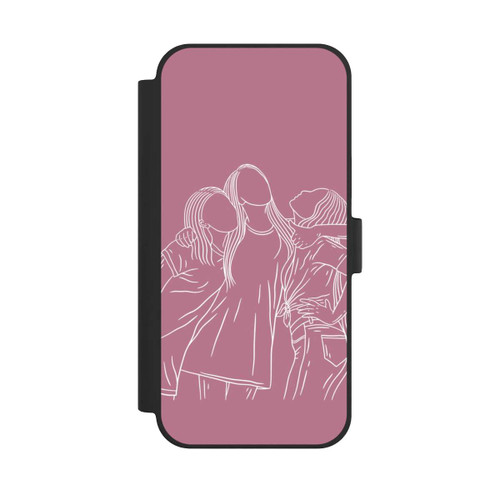 Apple iPhone 15 Plus NIVOflip Freundinnen Line Art