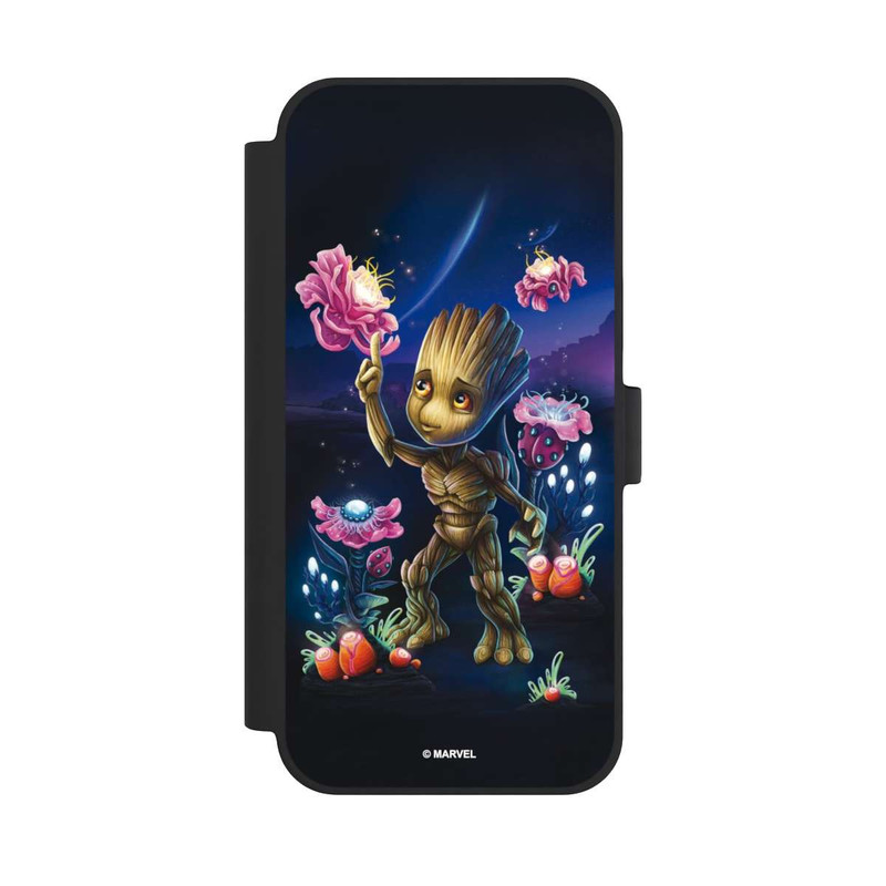 iPhone 15 Plus NIVOflip Baby Groot Fleurs