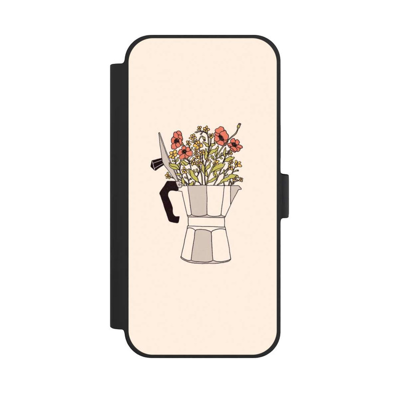 iPhone 15 Plus NIVOflip Moka Blumen