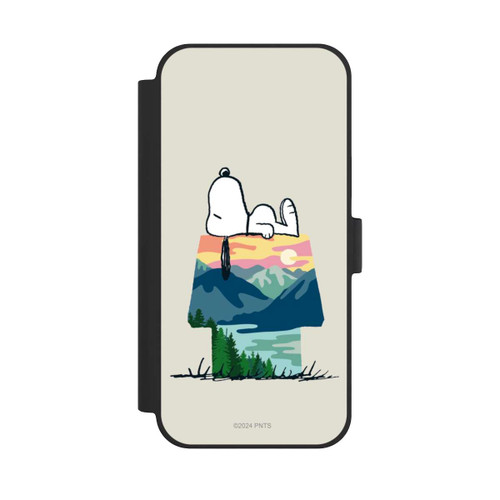 Apple iPhone 15 Plus NIVOflip Snoopy Camping Hütte