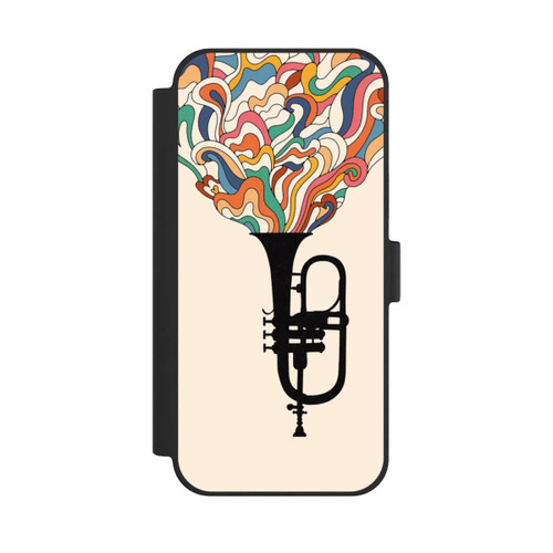 Apple iPhone 15 Plus NIVOflip Flügelhorn Jazz bunt