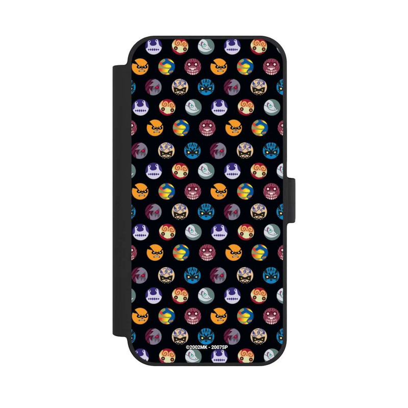 iPhone 15 Plus NIVOflip Bijuu Muster Schwarz