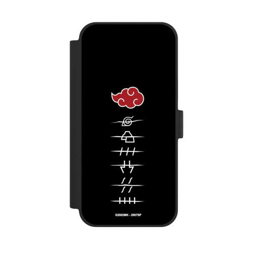 Apple iPhone 15 Plus NIVOflip Akatsuki Member Symbols Black