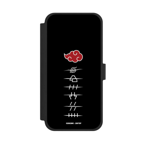 Apple iPhone 15 Plus NIVOflip Akatsuki Member Symbols Black