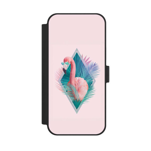 Apple iPhone 15 Plus NIVOflip Tropische Pflanzen Flamingo
