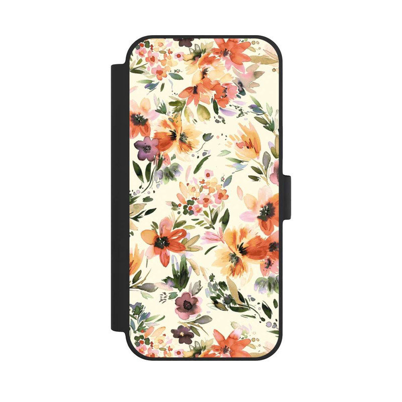 iPhone 15 Plus NIVOflip Summer Artistic Flowers Ivory