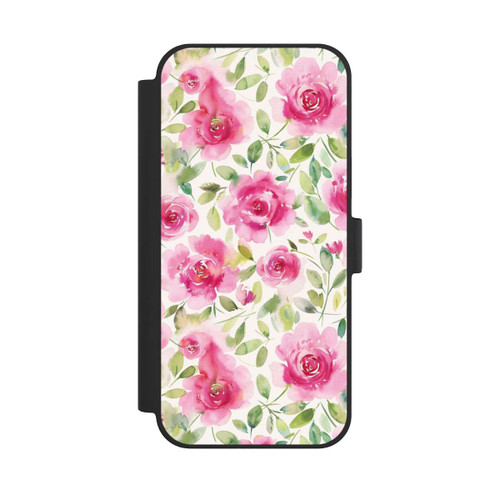 Apple iPhone 15 Plus NIVOflip Aquarell Frische Rosen