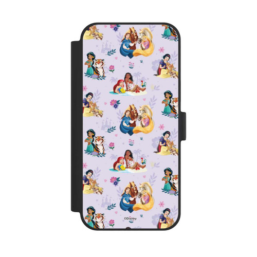 Apple iPhone 15 Plus NIVOflip Princess Floral Pattern Purple