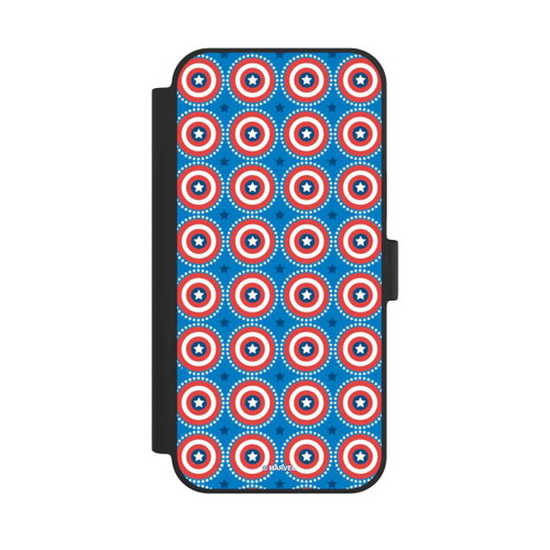 Apple iPhone 15 Plus NIVOflip Captain American Shield Pattern