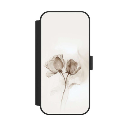 Apple iPhone 15 Plus NIVOflip Braune Rose Blume Nebel