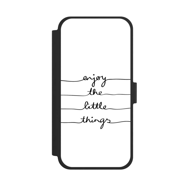 iPhone 15 Plus NIVOflip Enjoy The Little Things White