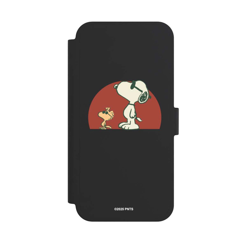 iPhone 15 Plus NIVOflip Snoopy Woodstock Far Out transparent