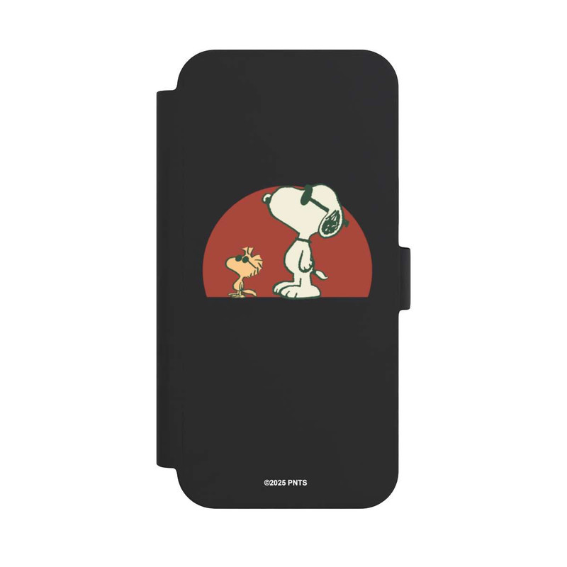 iPhone 15 Plus NIVOflip Snoopy Woodstock Far Out transparent