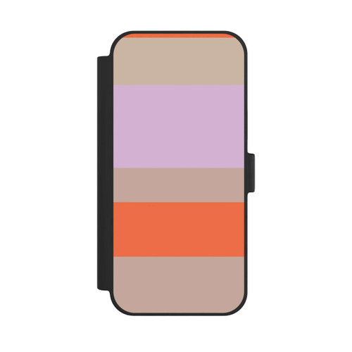 Apple iPhone 15 Plus NIVOflip Moca Lila Orange Stripes