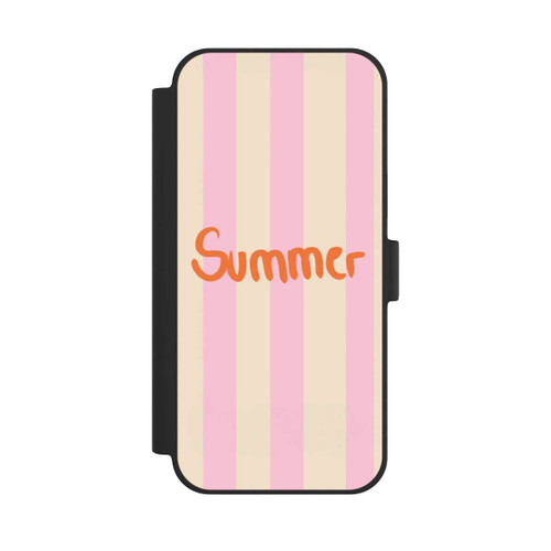 Apple iPhone 15 Plus NIVOflip Summer Pink And Orange Stripes
