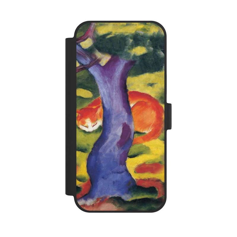 iPhone 15 Plus NIVOflip Katze hinter Einem Baum von Franz Marc