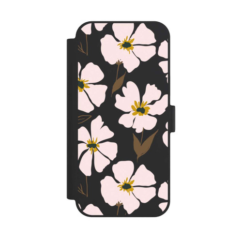 Apple iPhone 15 Plus NIVOflip Simple Pastell Flowers Rose Transparent