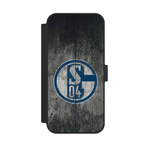 Apple iPhone 15 Plus NIVOflip Schalke 04 Holz Look