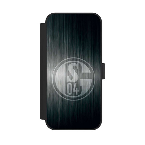 Apple iPhone 15 Plus NIVOflip Schalke 04 Metall Look